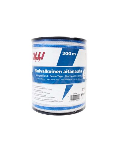 Olli Sinine ja valge tarastuslint 12mm/200m