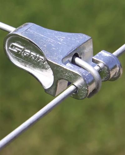 Gripple T-klamber (3,25mm-4,20mm) ühendaja terastraadile ja -võrgule